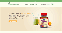 Desktop Screenshot of master-supplements.com